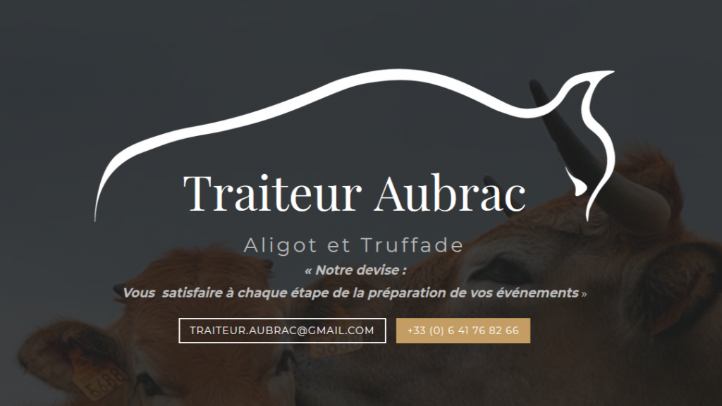 Nouvelle Collaboration ! Création du site www.traiteur-aubrac-bapla.fr